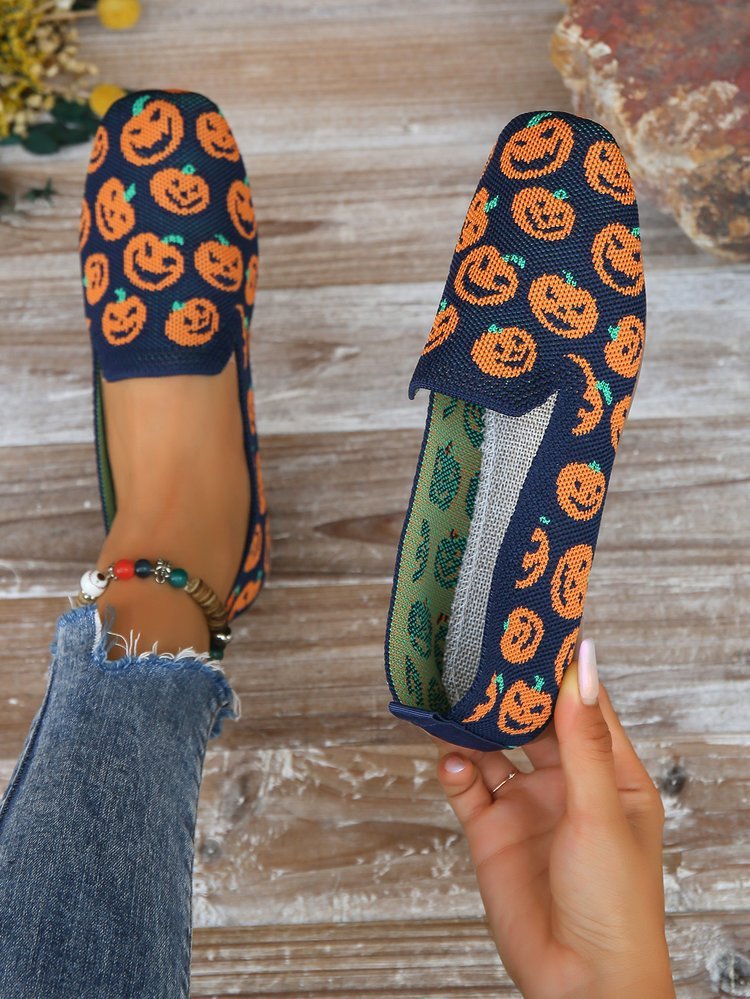 Christine – Square Toe Flat Bottom Casual Shoes
