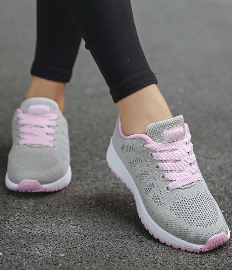 Women's Lightweight Breathable Running Sneakers – Athletic Walking Shoes for Comfort and Performance