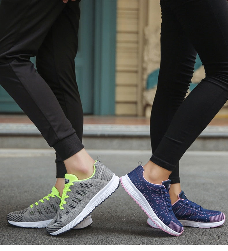 Women's Lightweight Breathable Running Sneakers – Athletic Walking Shoes for Comfort and Performance
