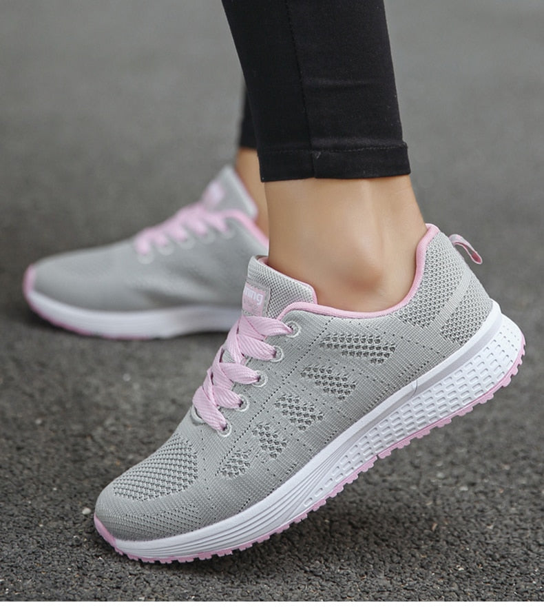 Women's Lightweight Breathable Running Sneakers – Athletic Walking Shoes for Comfort and Performance
