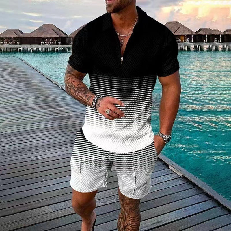 Laurence – Casual Men's Summer Short Sleeve Suit