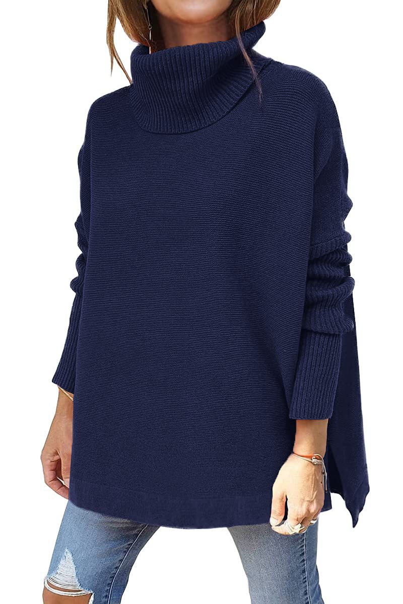 Karen – Hem Tunic Pullover Sweater Knit Top