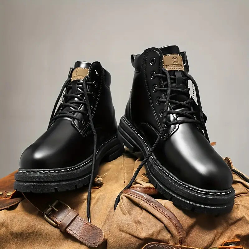 Men's Outdoor Rugged Fashion Ankle Boots for Adventure and Work