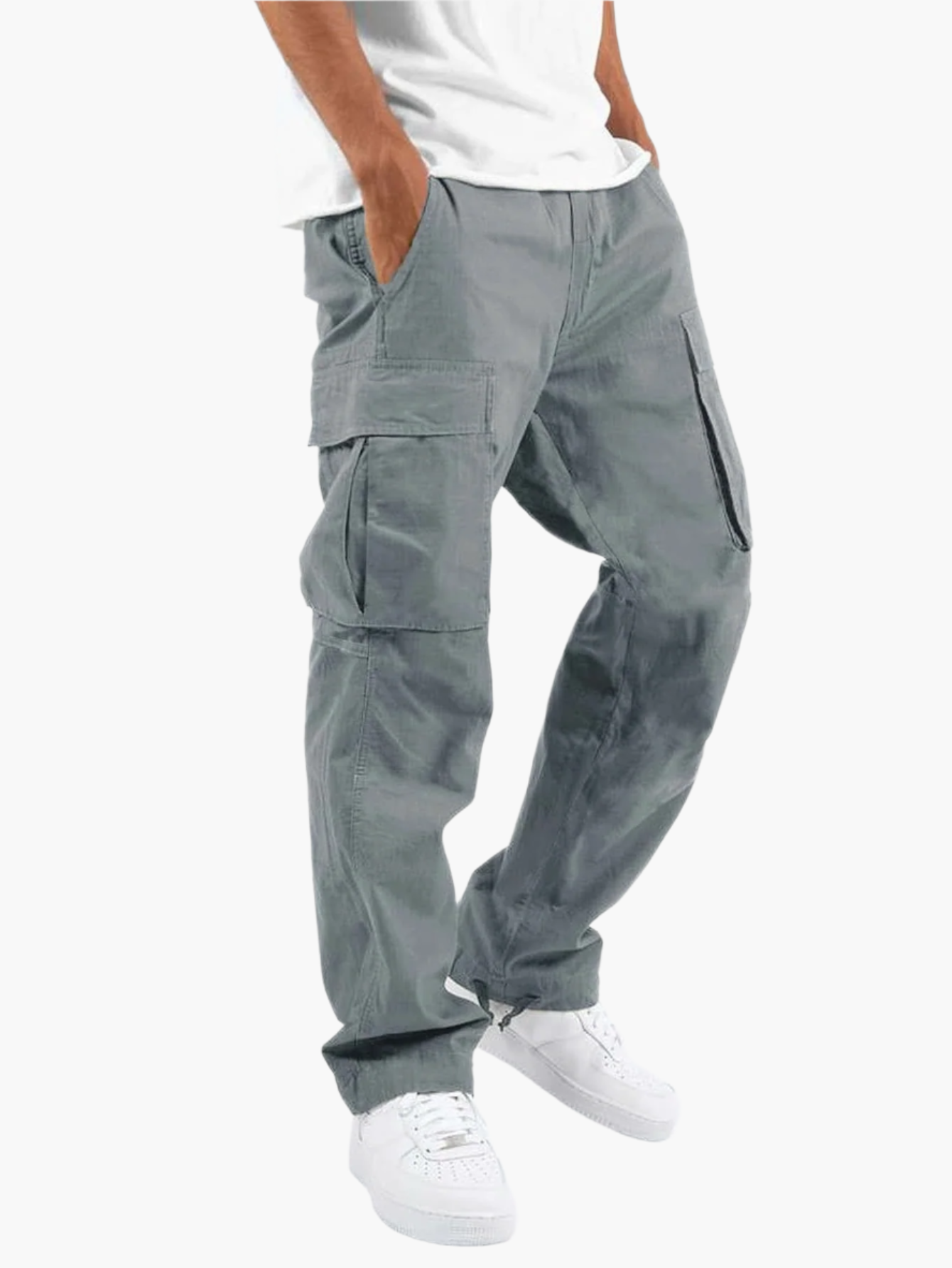 Men's Cargo Pants Relaxed Fit Streetwear Utility Style