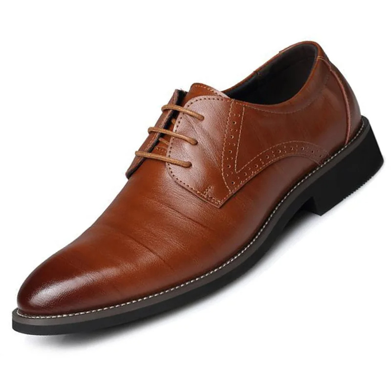 Men's Classic Smart Oxford Dress Shoes for Formal and Business Wear