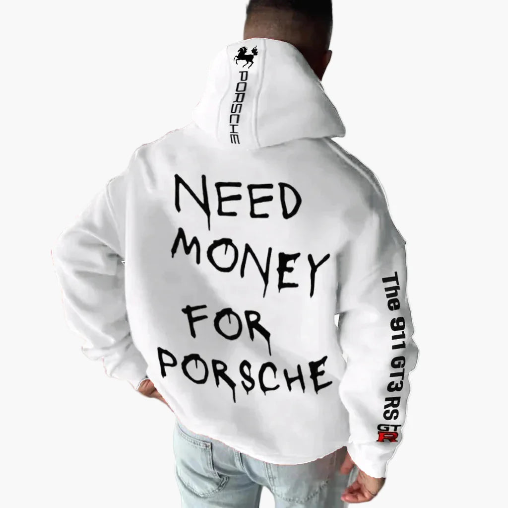 Men's Porsche 911 GT3 RS Graphic Racing Hoodie – Unisex Sportswear Pullover