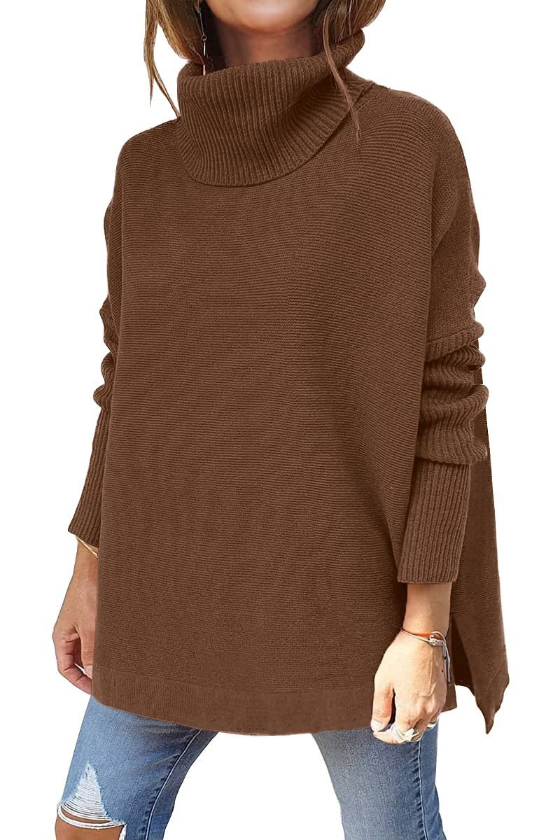 Karen – Hem Tunic Pullover Sweater Knit Top