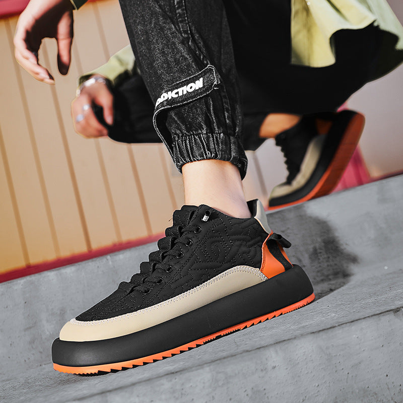 Perry – Trendy Color-blocked Casual Sneakers for Men