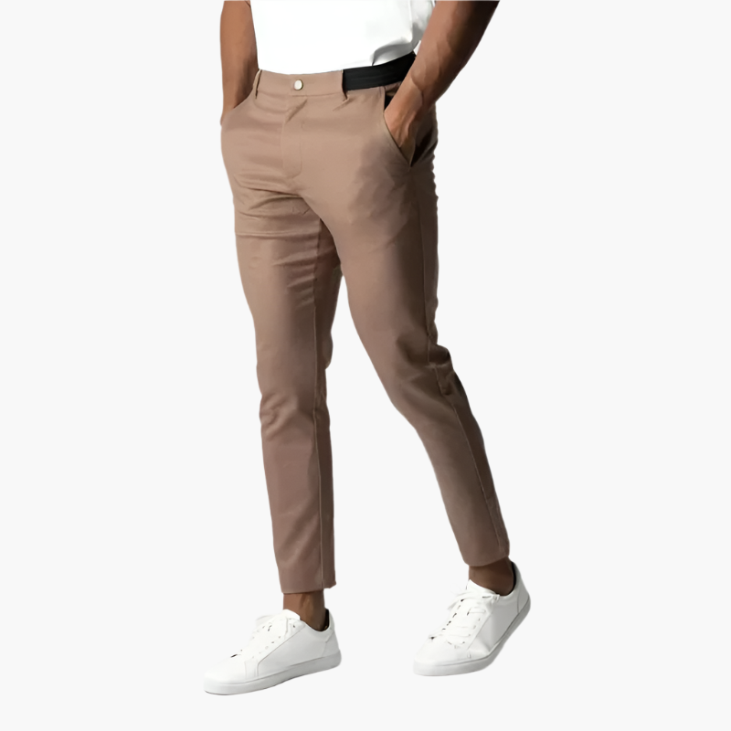 Men's Slim Fit Chino Pants – Versatile Modern Style for Work and Casual Wear