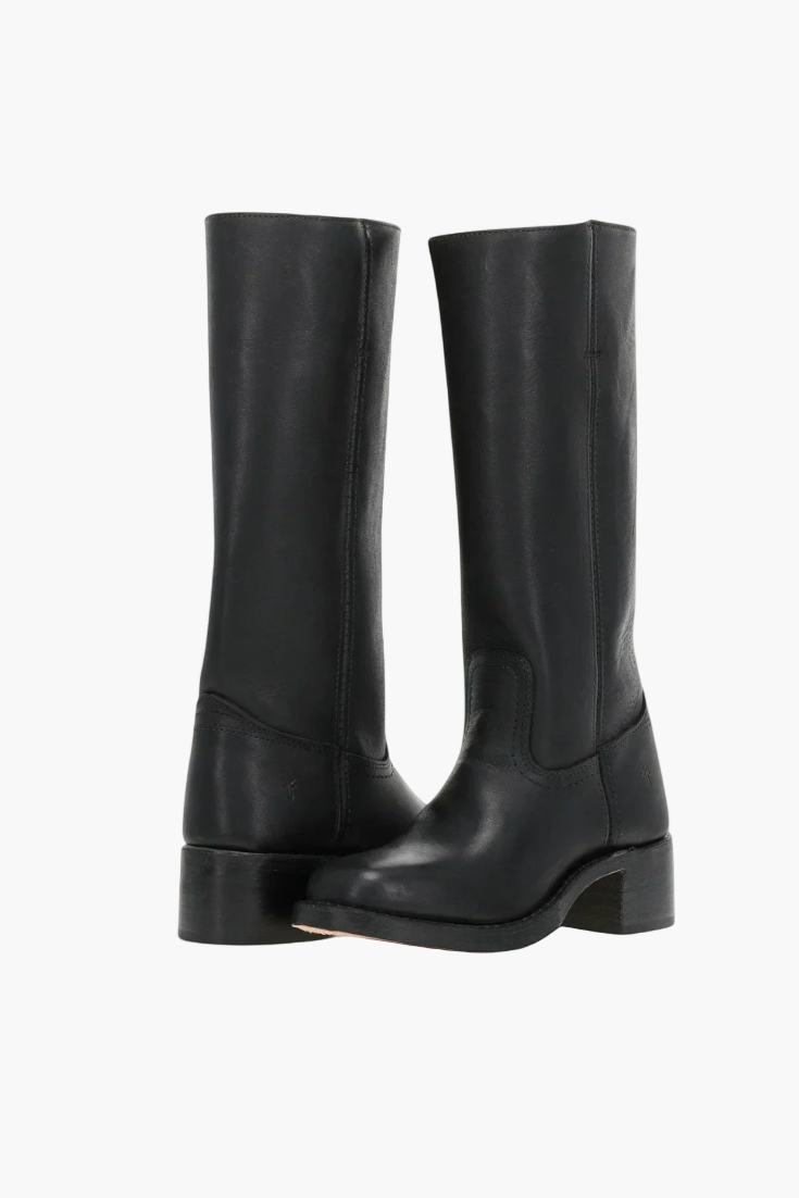 Women's Classic Knee-High Fashion Boots – Stylish Everyday Block Heel Footwear