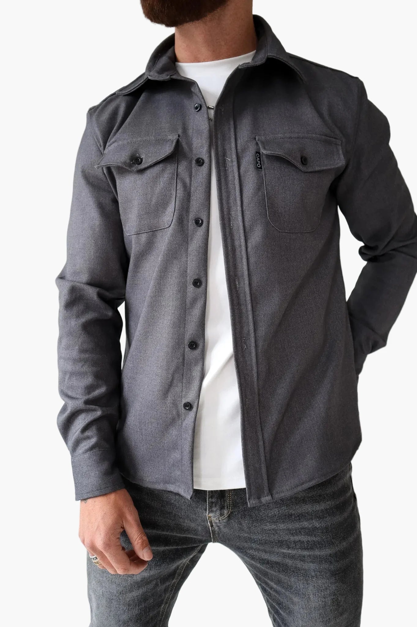 Men's Modern Shirt Jacket for Casual and Everyday Style