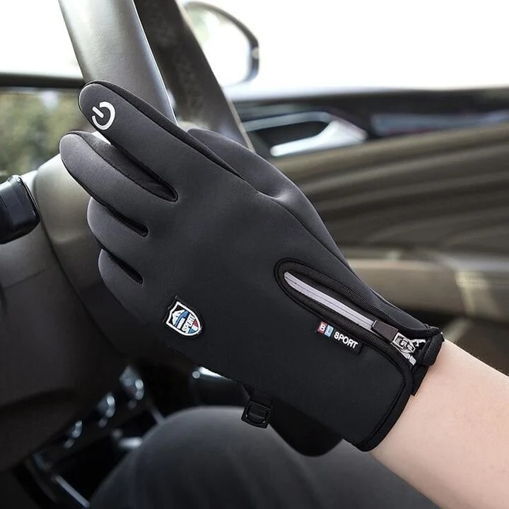 Men's and Women's Winter Outdoor Waterproof Touchscreen Gloves for Sports and Commuting