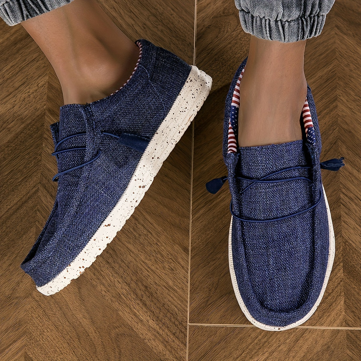 Men's Casual Slip-On Canvas Loafers – Everyday Comfort and Timeless Style