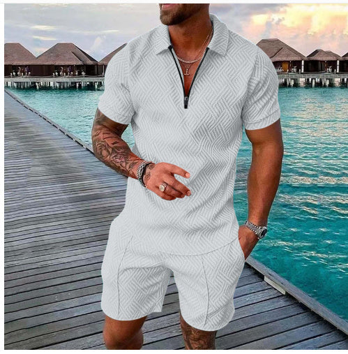 Laurence – Casual Men's Summer Short Sleeve Suit
