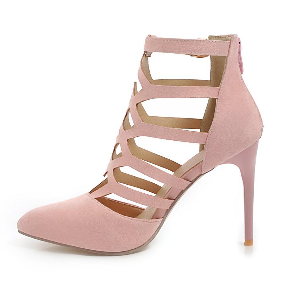 Natalie – High Heel Cutout Roman Shoes
