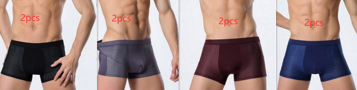 Dominic – Ice Silk Men's Mesh Boxer Underwear