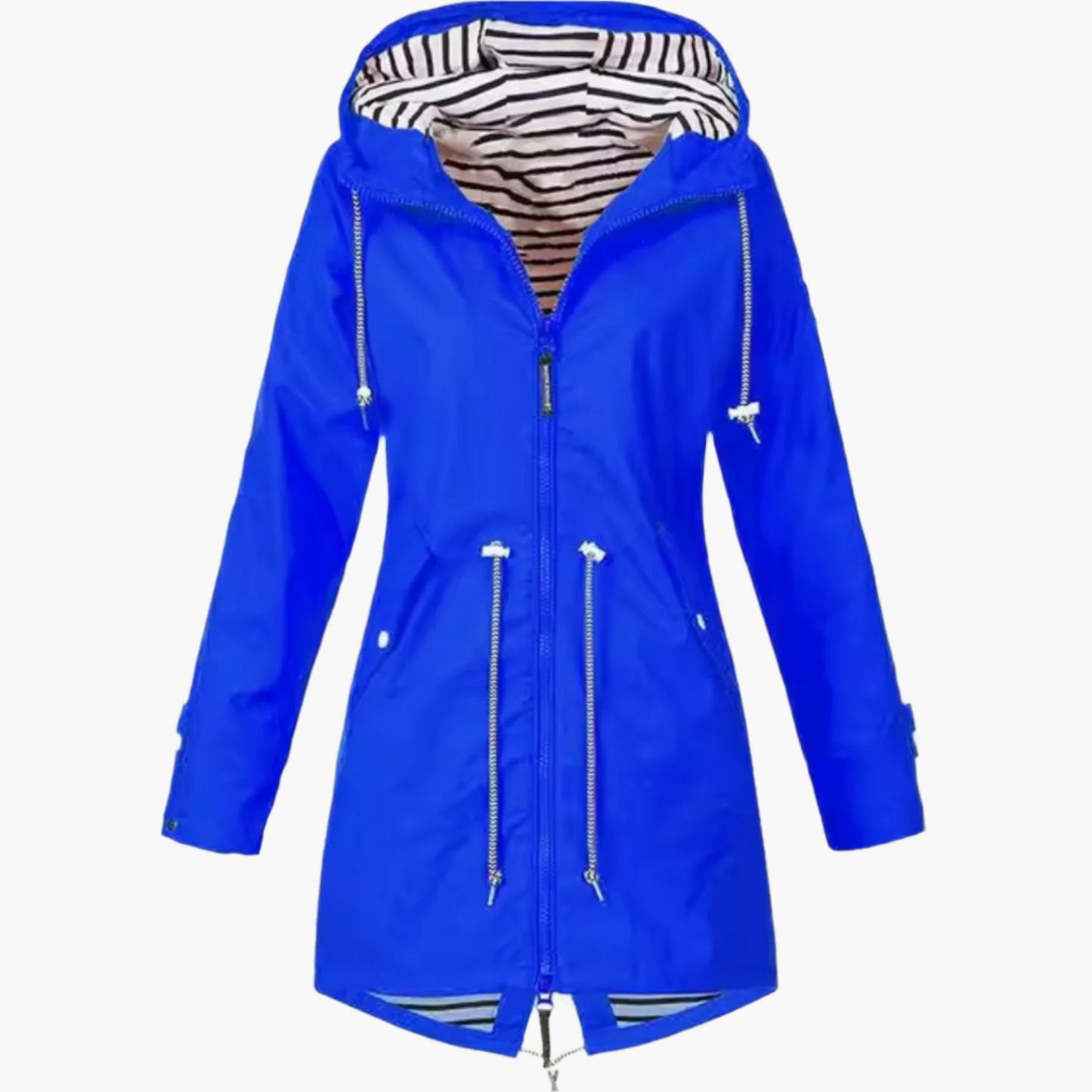 Women's Outdoor Waterproof Hooded Rain Jacket – Windproof Multi-Season Parka for Hiking & Travel