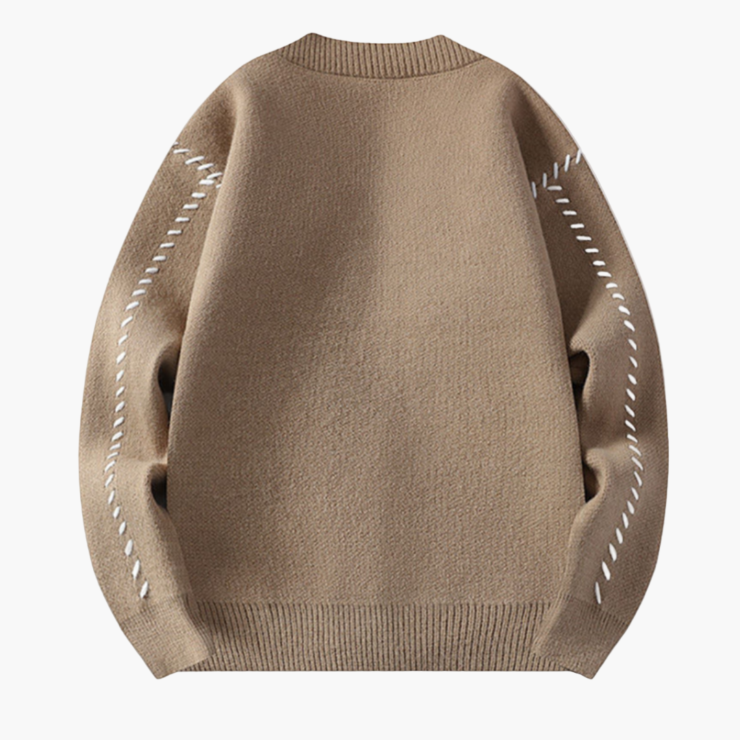 Men's Classic Button-Up Casual Cardigan Sweater – Versatile Everyday Style