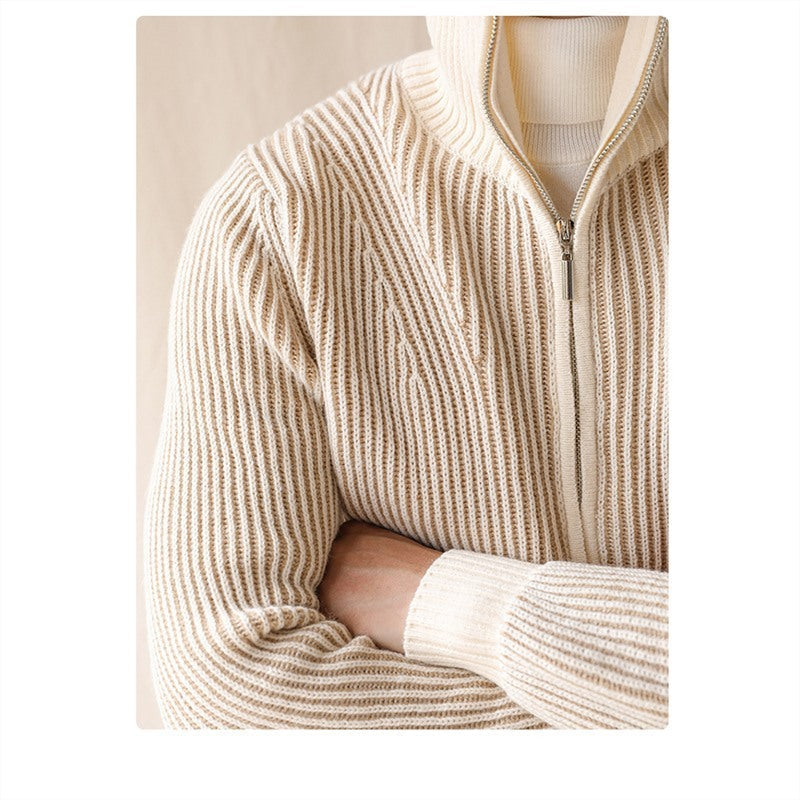 Christopher – Retro Art Style Men's Cardigan