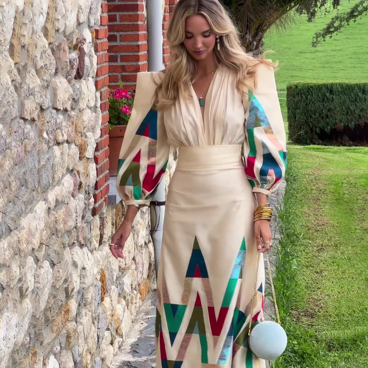 Robyn – Elegant Combination Style Suit Dress