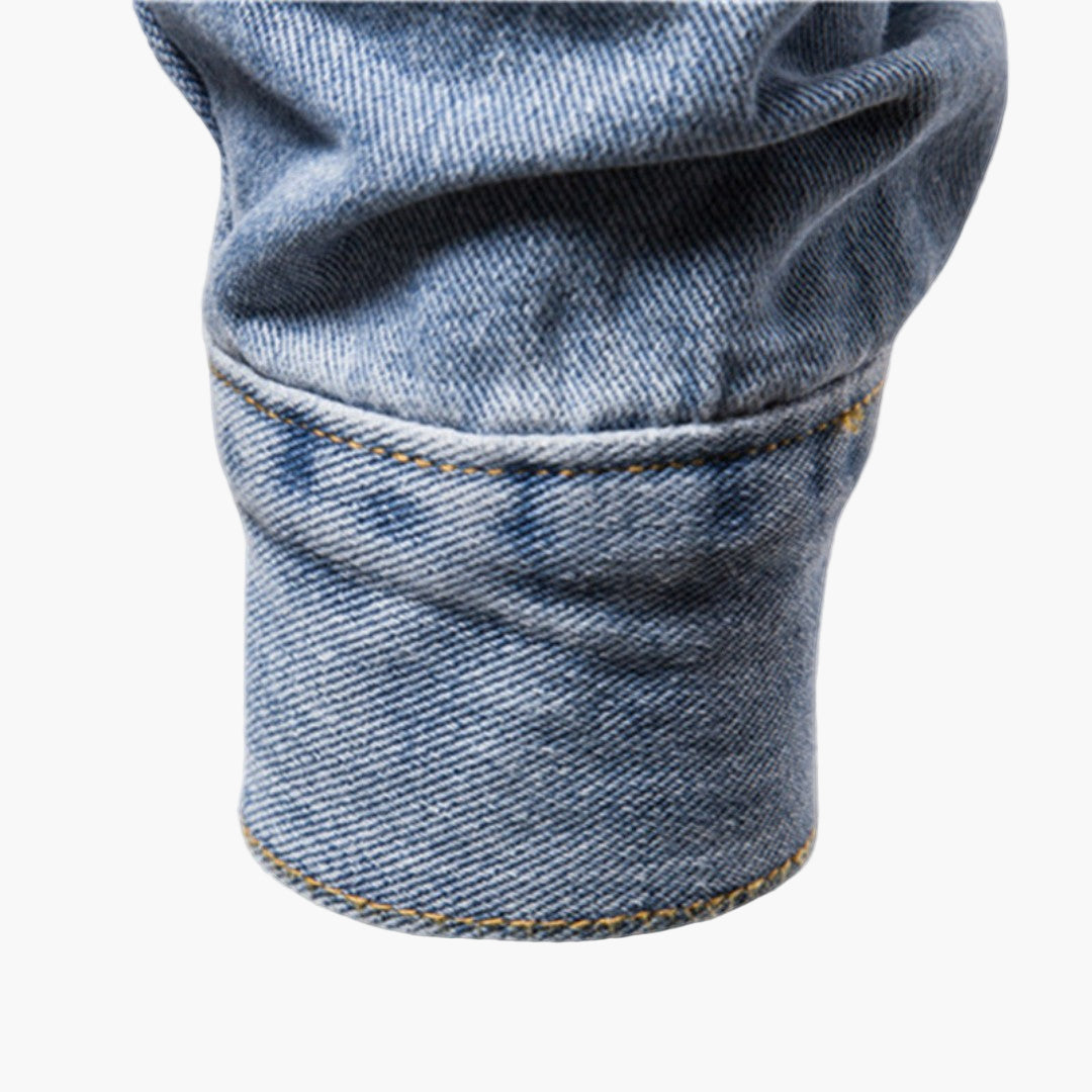 Men's Classic Denim Jacket Versatile Everyday Style