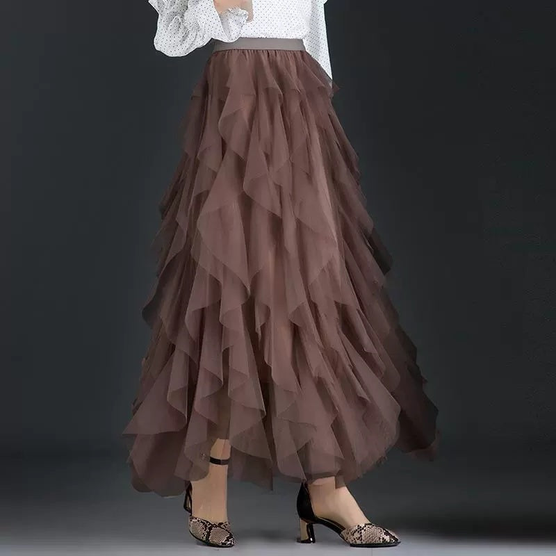 Hayley – Fashionable All-Matching Slimming Mesh Skirt