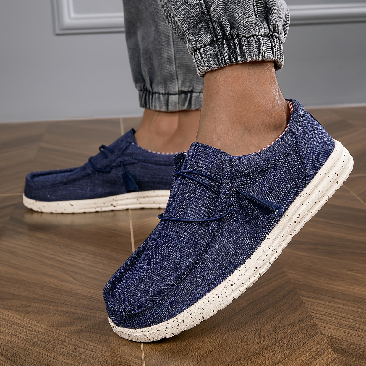 Men's Casual Slip-On Canvas Loafers – Everyday Comfort and Timeless Style