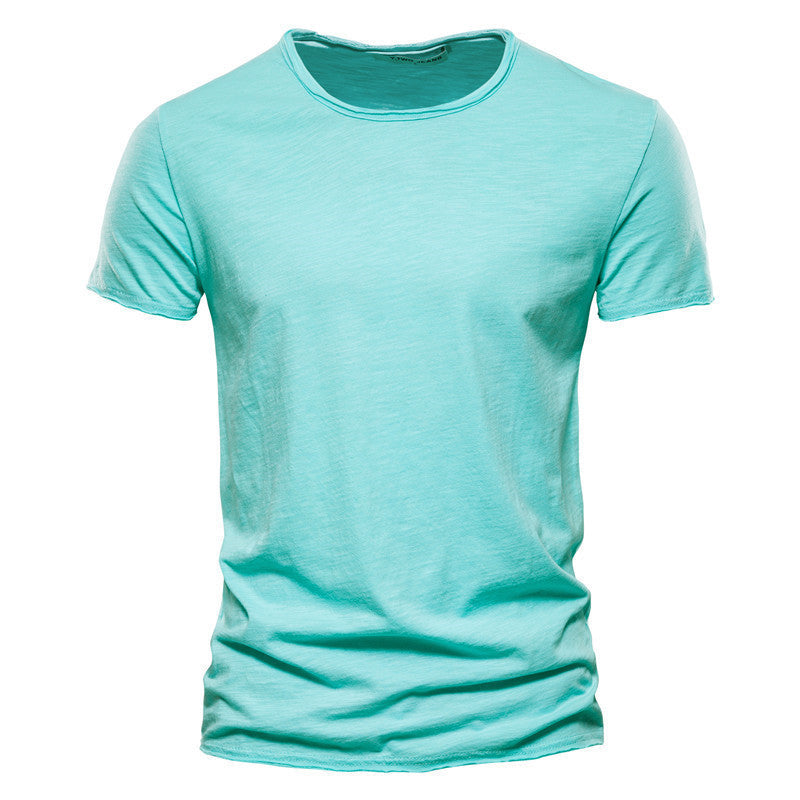 Steven – Men's Slim Cotton T-Shirt