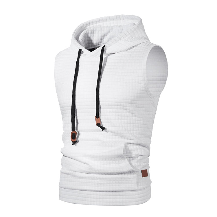 Jeffrey – Men's Sleeveless Knitted Hoodie