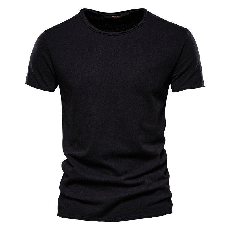 Steven – Men's Slim Cotton T-Shirt