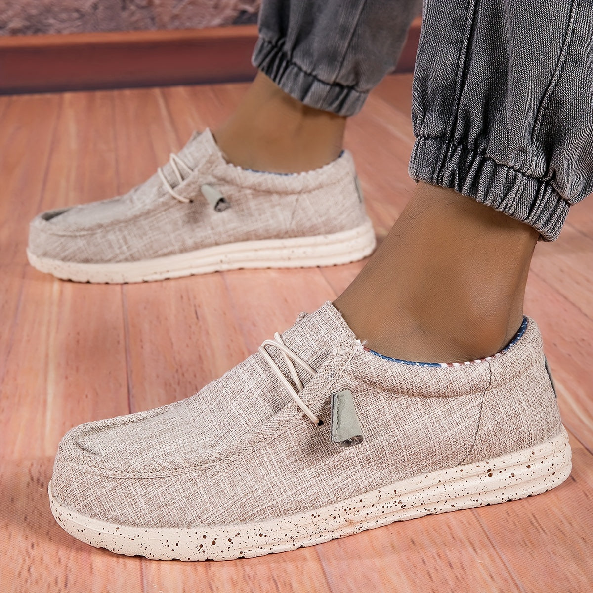 Men's Casual Slip-On Canvas Loafers – Everyday Comfort and Timeless Style
