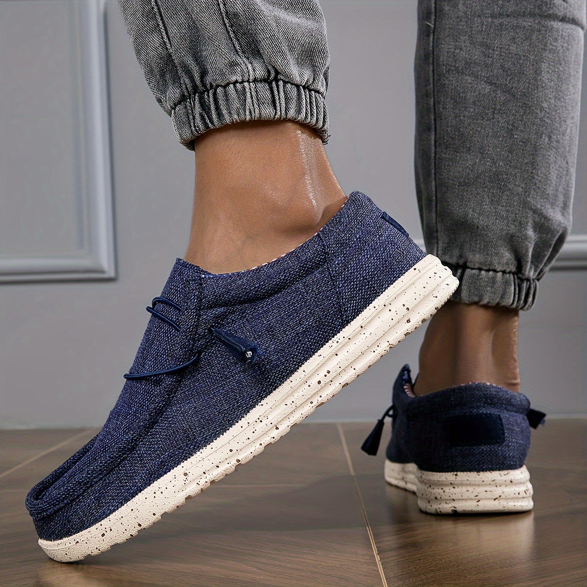 Men's Casual Slip-On Canvas Loafers – Everyday Comfort and Timeless Style