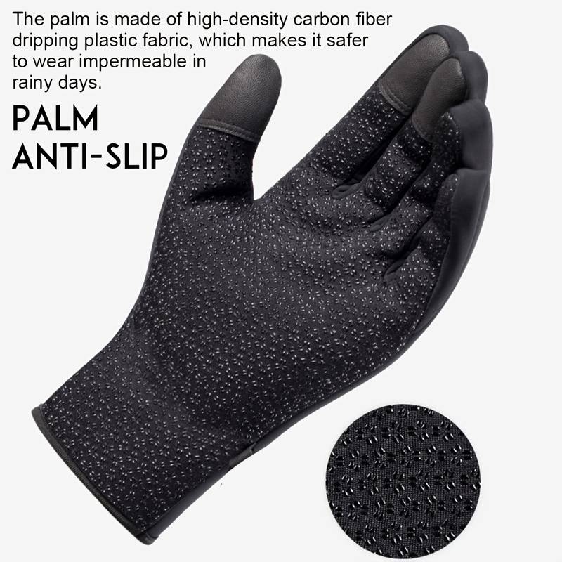 Men's and Women's Winter Outdoor Waterproof Touchscreen Gloves for Sports and Commuting
