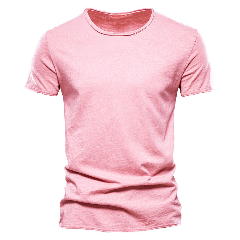 Steven – Men's Slim Cotton T-Shirt