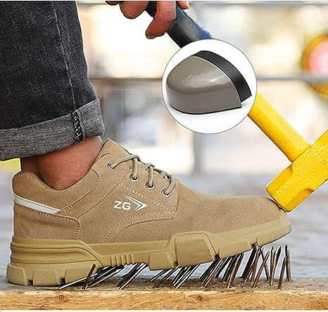 Men's Orthopedic Safety Sneakers – Ergonomic, Slip-Resistant Work Shoes for Construction, Warehouse & Hospitality