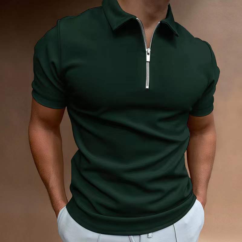 Andy – Men's Casual Short Sleeve Digital Print Polo Shirt