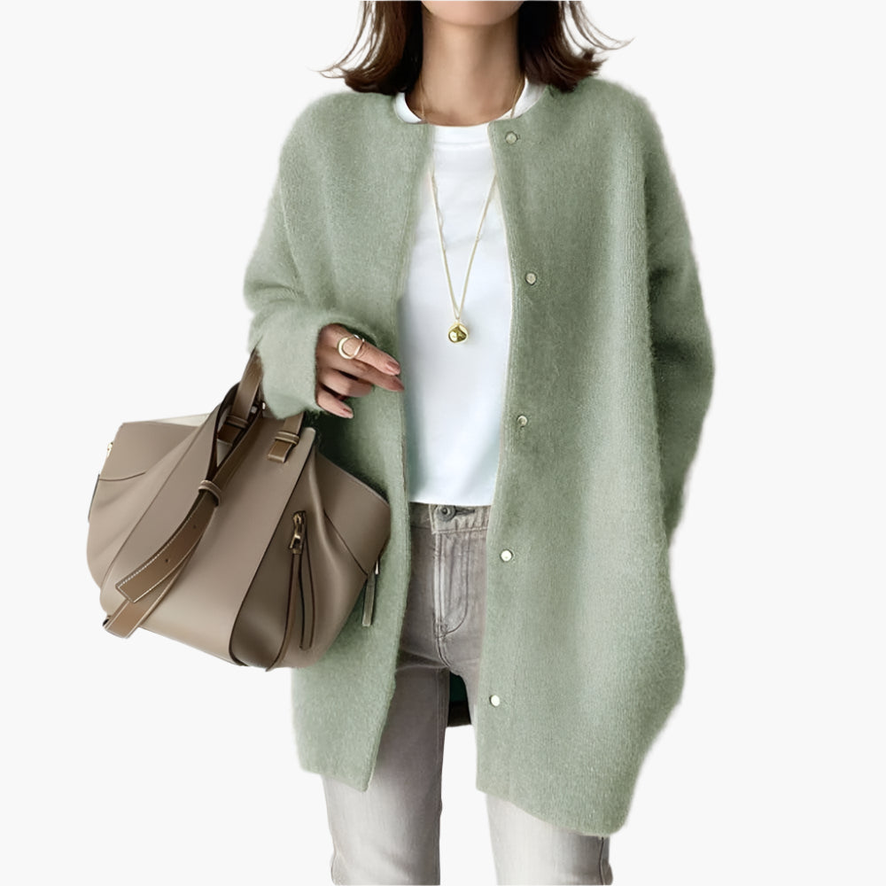 Women's Elegant Casual Knit Cardigan – Relaxed Fit Versatile Outerwear