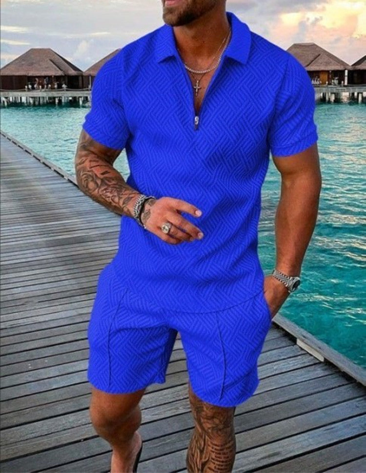 Laurence – Casual Men's Summer Short Sleeve Suit