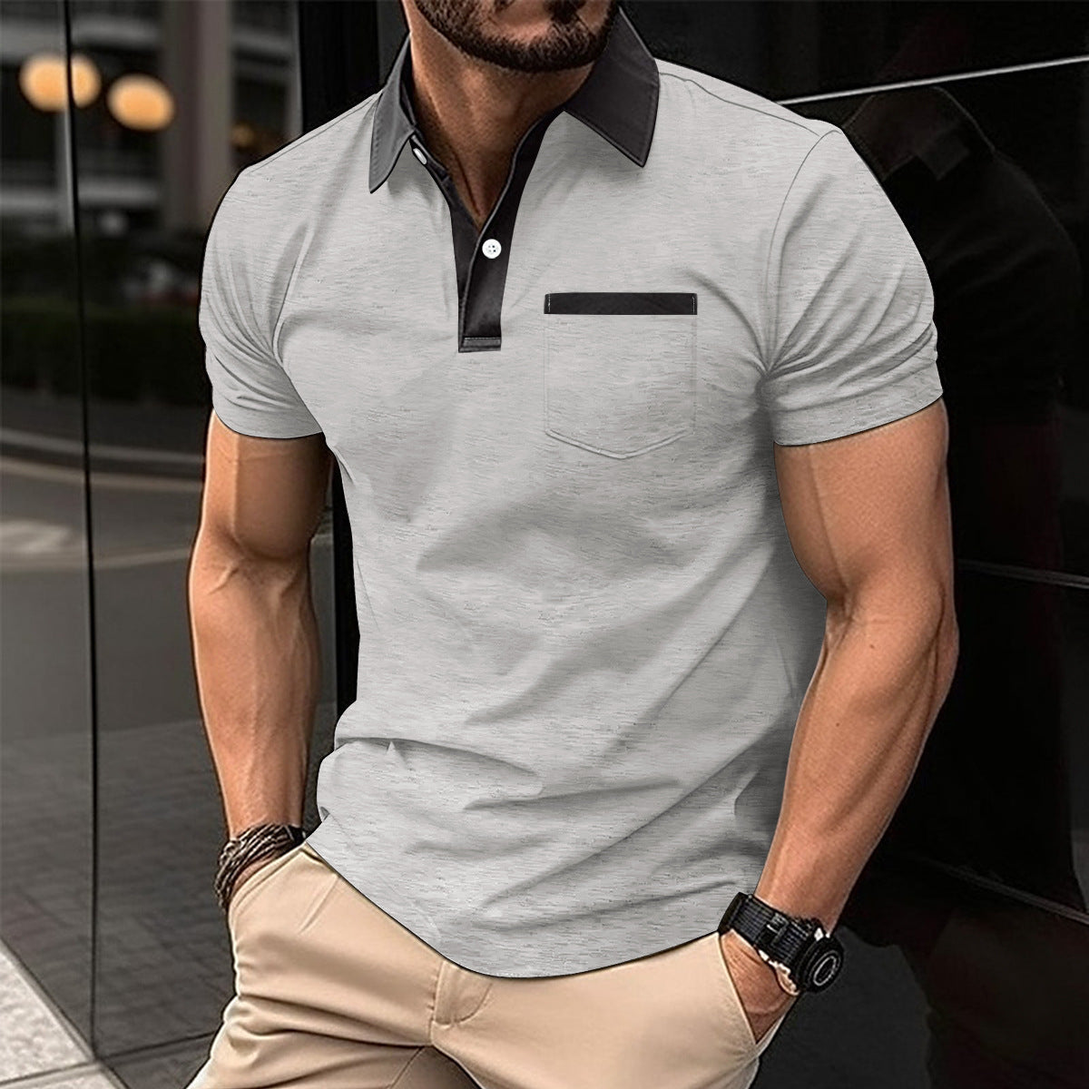 Eddie – Slim Fit Short Sleeve Polo Shirt