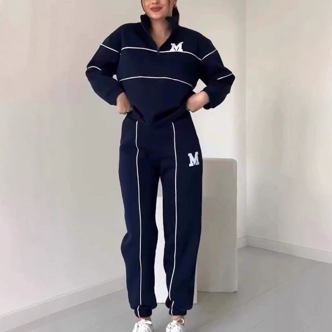 Sophia – Women's 2 Piece Lounge Hoodie Pullover Sweatsuit Set