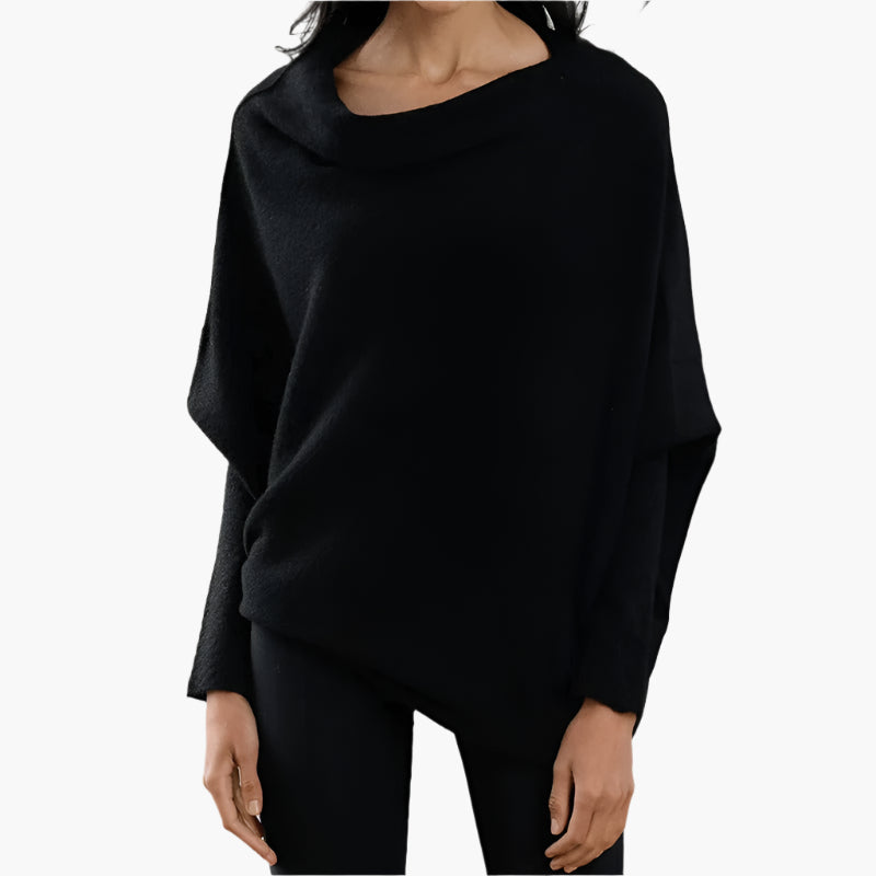 Women's Elegant Relaxed Fit Cozy Sweater for Everyday Wear