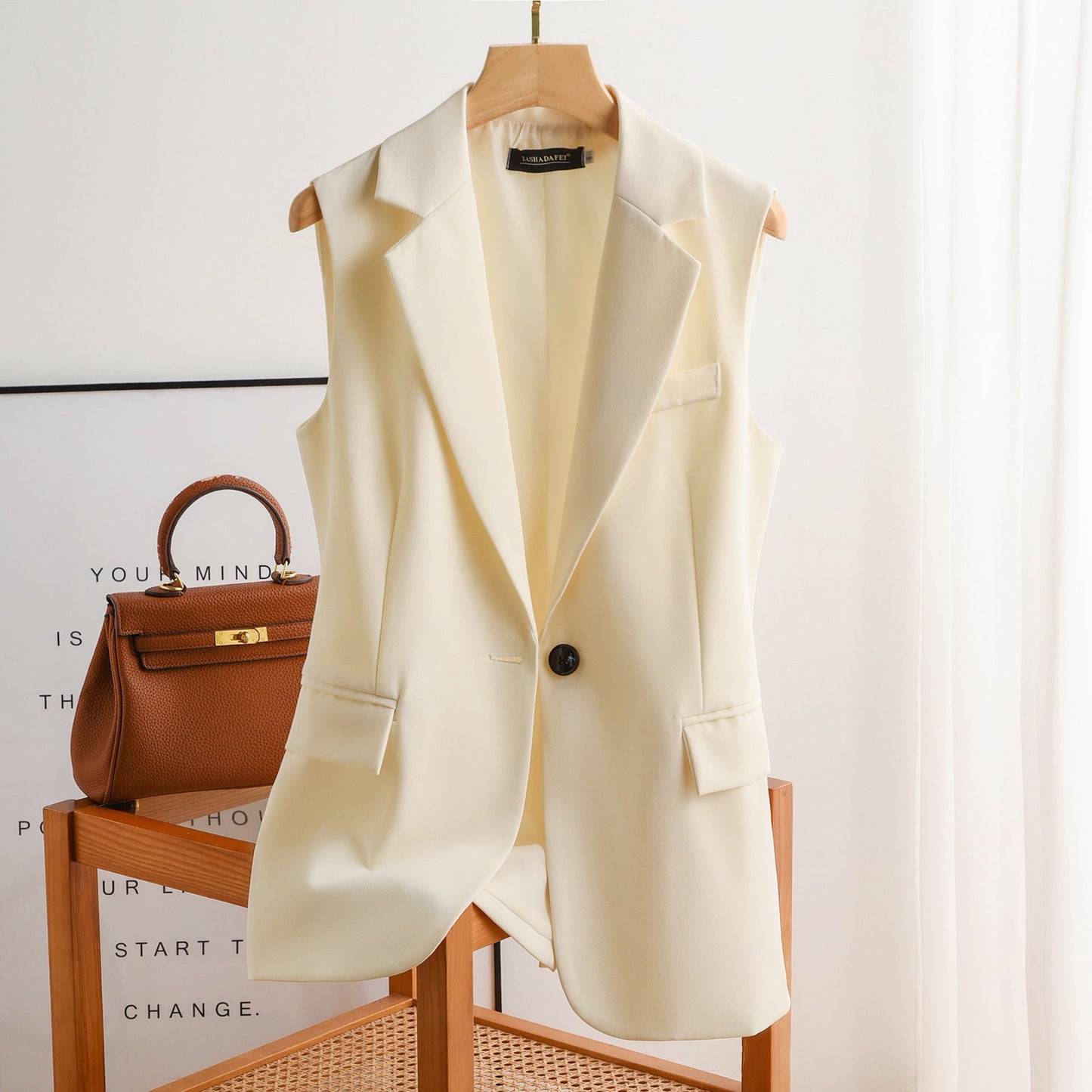 Hayley – Black Suit Women's Coat Outerwear Vest