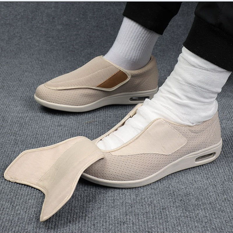 Men's Orthopedic Wide Shoes for Diabetics – Comfortable Easy-Fit Slip-Ons