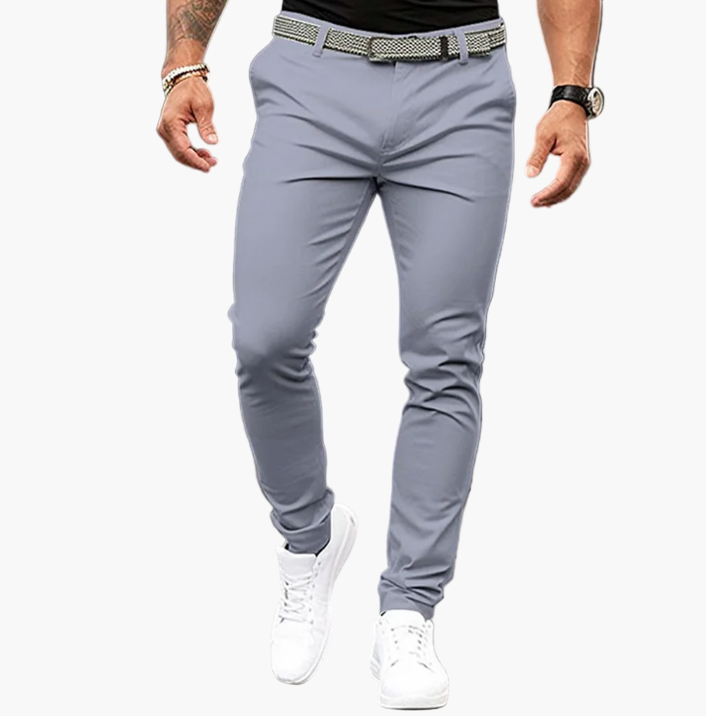 Men's Slim Fit Versatile Dress Pants for Casual and Formal Wear