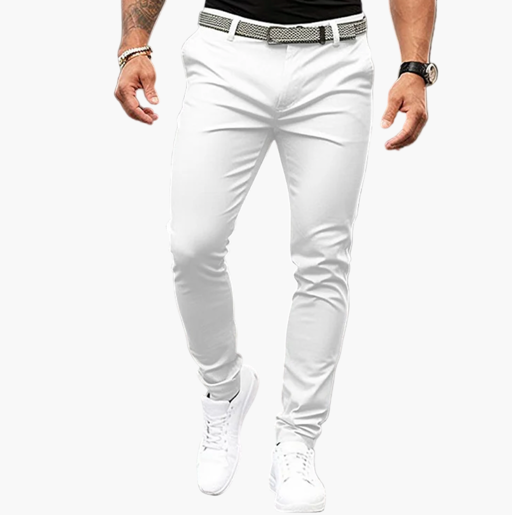 Men's Slim Fit Versatile Dress Pants for Casual and Formal Wear