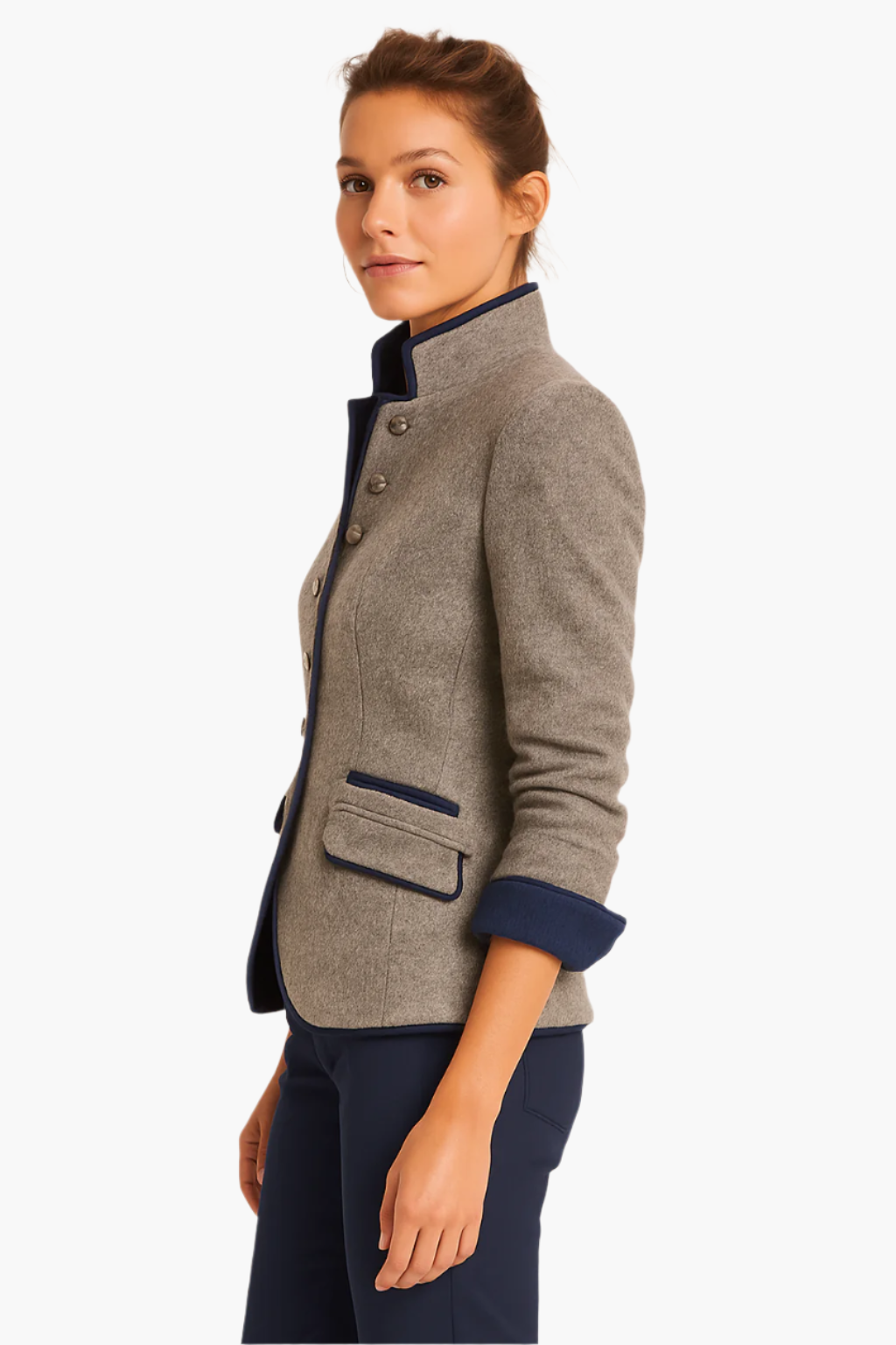 Women's Modern Tailored Blazer – Elegant Versatile Business Casual Jacket