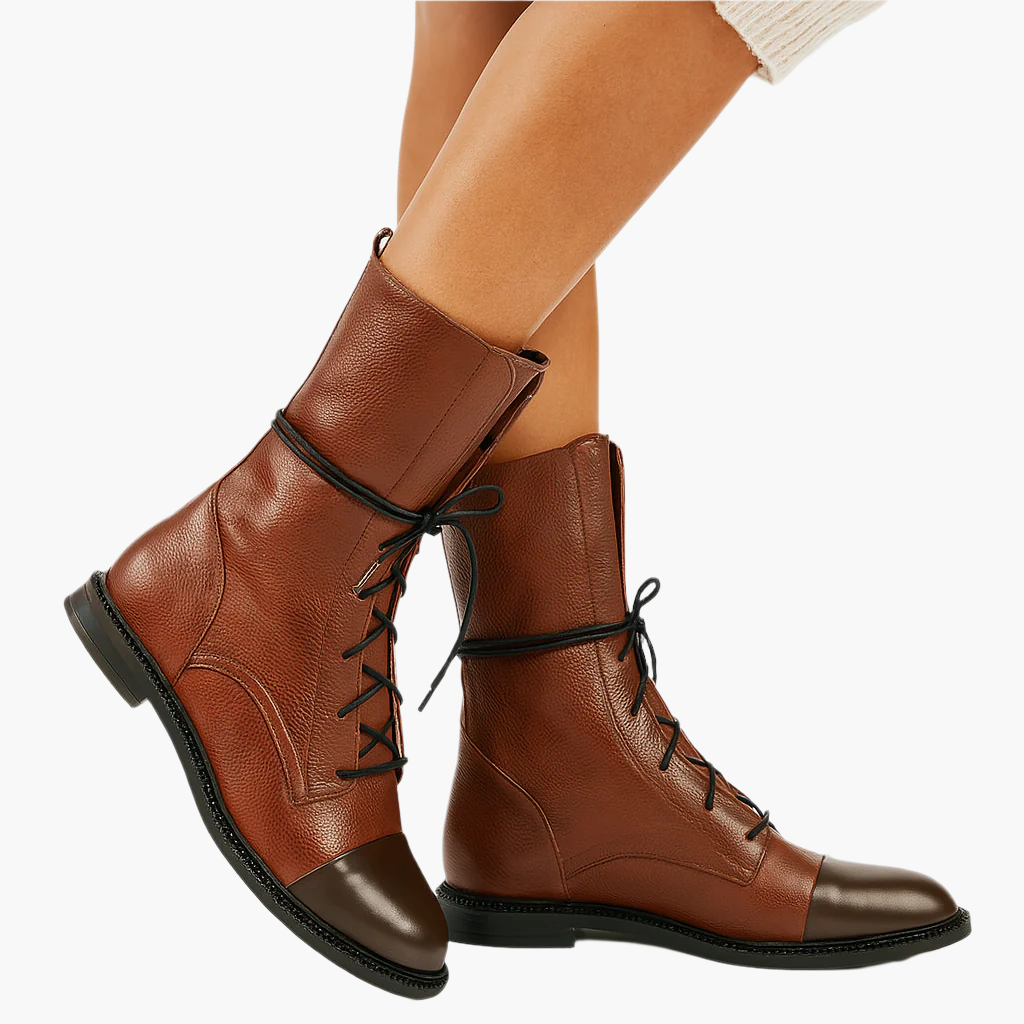 Women's Classic Combat-Inspired Lace-Up Ankle Boots for Everyday Style