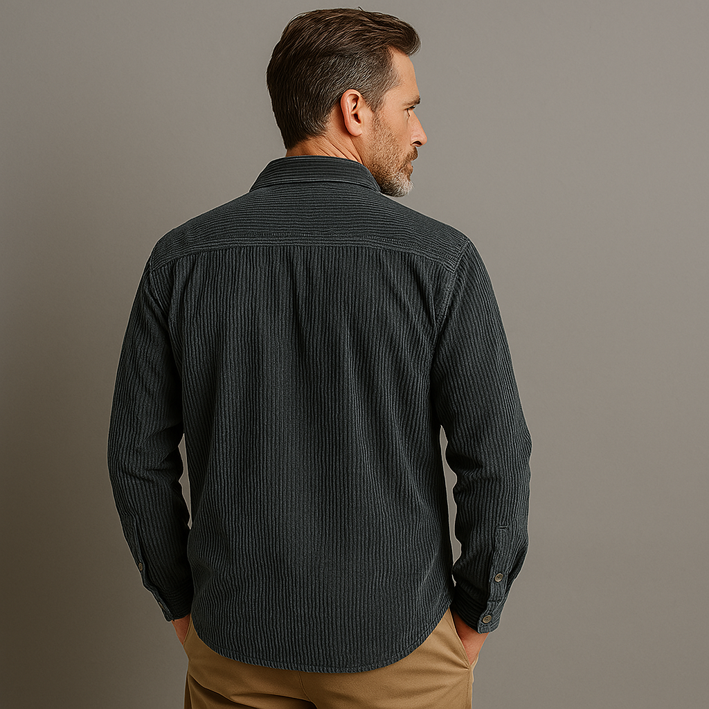 Men's Casual Corduroy Shirt – Relaxed Fit, Everyday Style, Versatile Layer