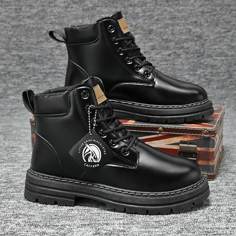Men's Outdoor Rugged Fashion Ankle Boots for Adventure and Work