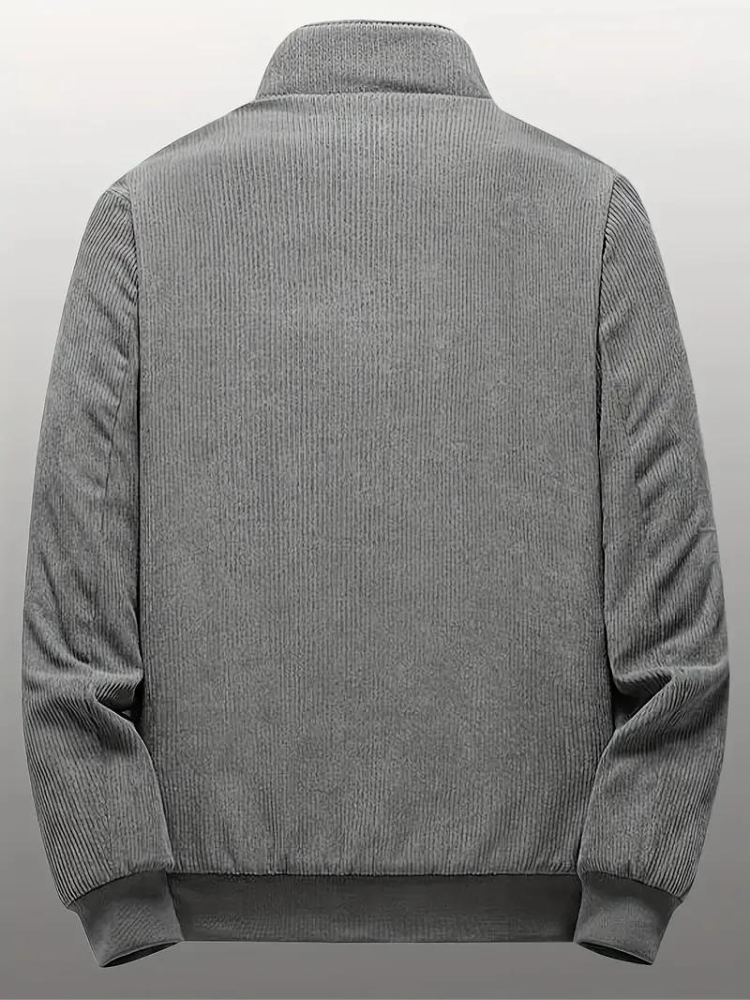 Men's Casual Winter Corduroy Jacket with Warm Fleece Lining
